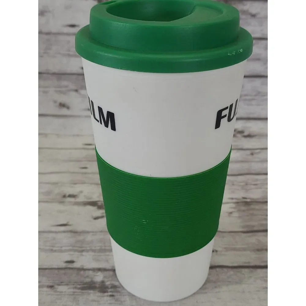 Fujifilm Plastic Tumbler Screw On‎ Lid Rare